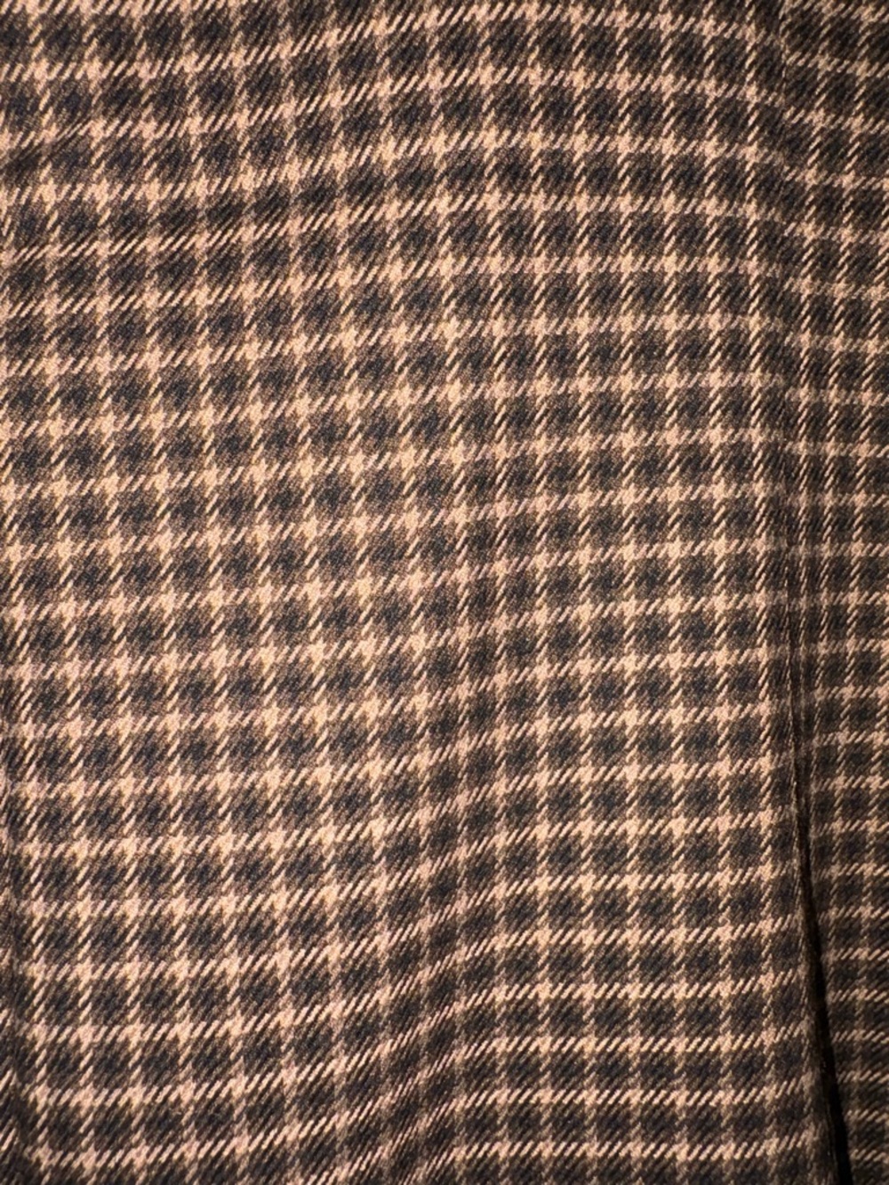 Banana Republic Brown Houndstooth Square-Neck Mini Dress - Picture 6 of 9